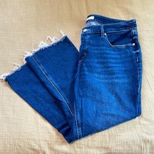 Loft High Waisted Flare Crop - Size 16